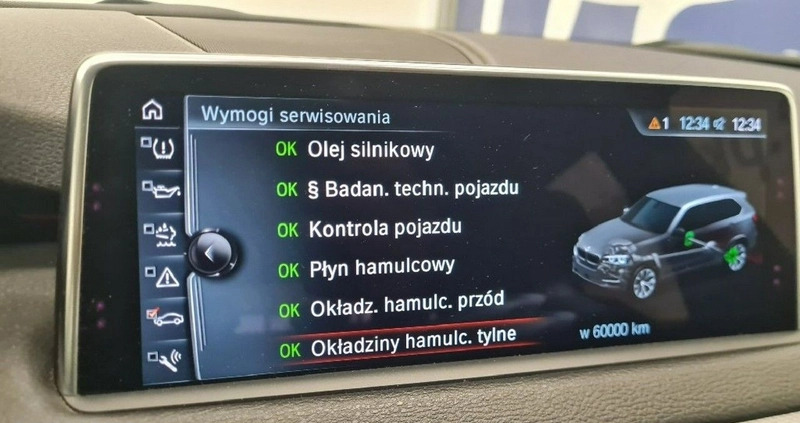 BMW X5 cena 110000 przebieg: 172587, rok produkcji 2016 z Swarzędz małe 232